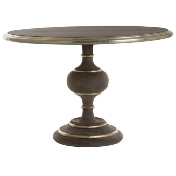 Mid-Century Modern Brown Wood Dining Table