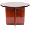 Art Deco Brown Wood Dining Table