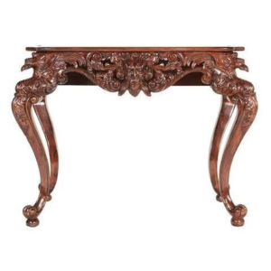 Victorian Era Carved Wood Dining Table