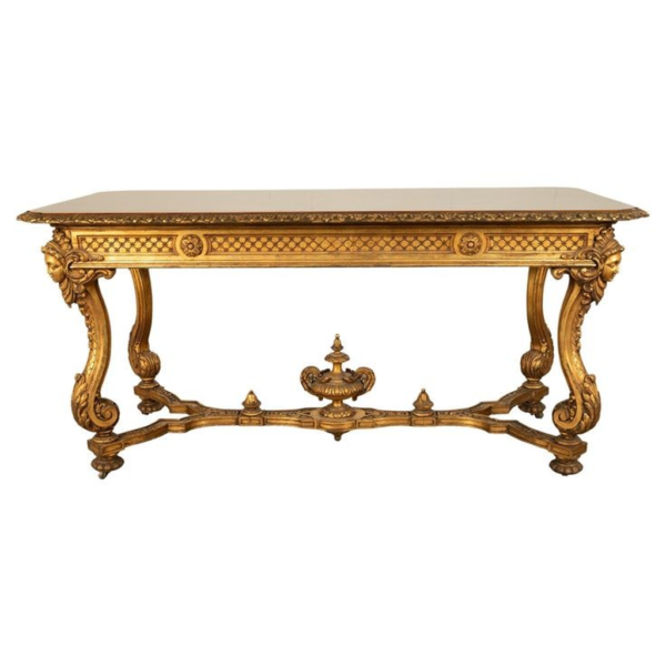 Baroque Style Gold Dining Table