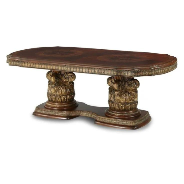 Renaissance Era Dining Table Wood Brown