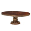 Renaissance Style Brown Wood Dining Table