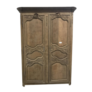 French Style Carved Wood Wardrobe