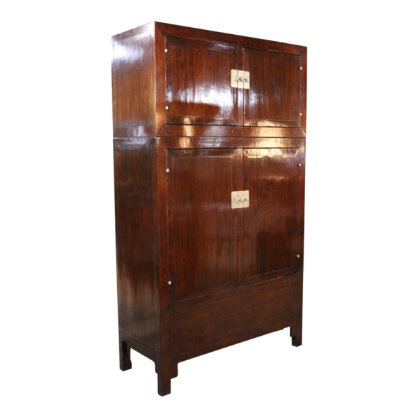 Classic Mahogany Wood Armoire