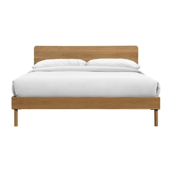 Mid-Century Modern Bed Frame - Wood Platform Bed