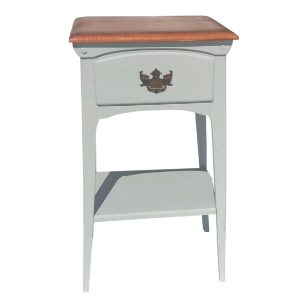Mid-Century Modern Bedside Table with Drawer