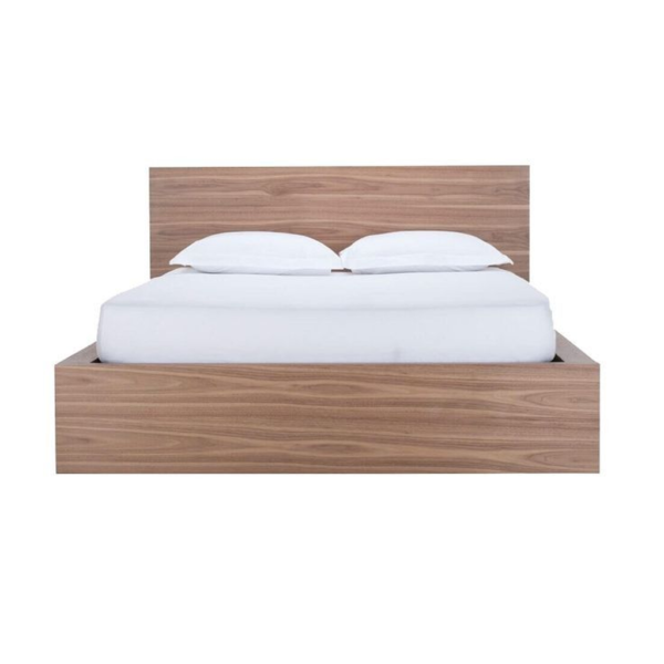 Mid-Century Modern Low Profile Solid Wood Platform bed