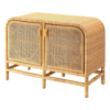 Mid-Century Modern Rattan bedside table