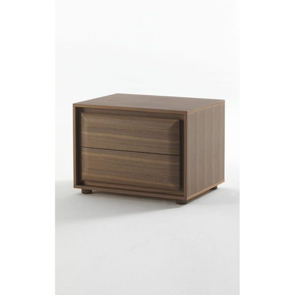 Mid Century Modern Solid Wood Bedside Table