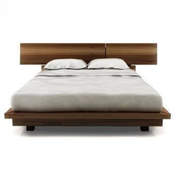 Mid-Century Modern Teak Wood Bed