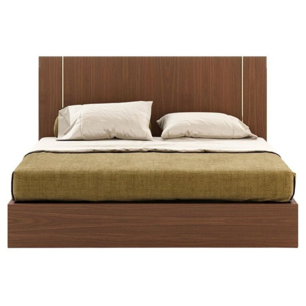 Mid-Century Modern Teak Wood Bed