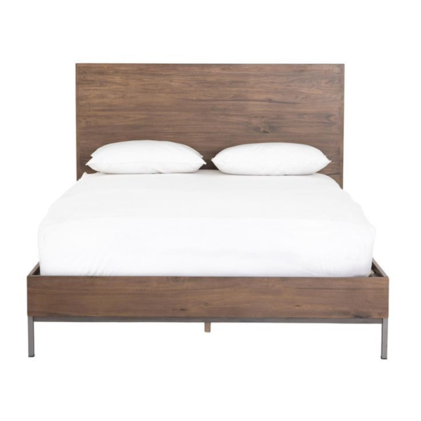 Mid-Century Modern Teak Wood Bed