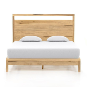 Mid Century Modern Teak Wood Bed Frame