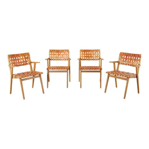 Mid-Century Modern Teak Wood Dining Chair