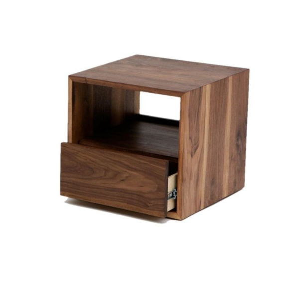 Mid-Century Modern Teak Wood Nightstand