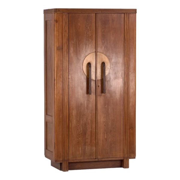 Mid-Century Modern Teak Wood Armoire