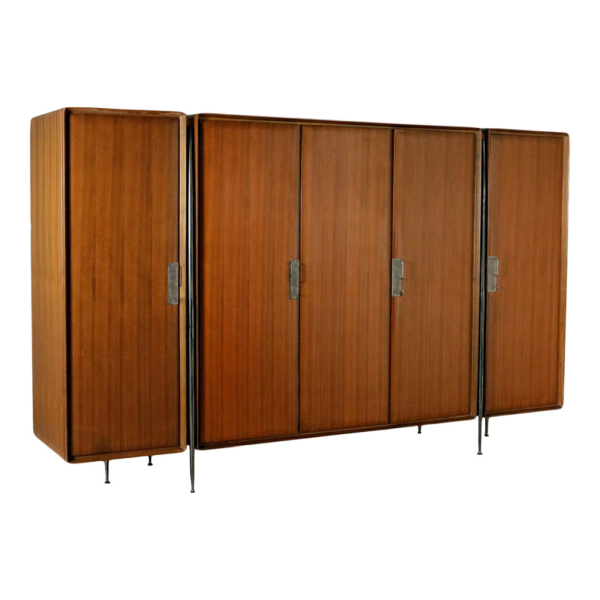 Mid-Century Modern Teak Wood Wardrobe