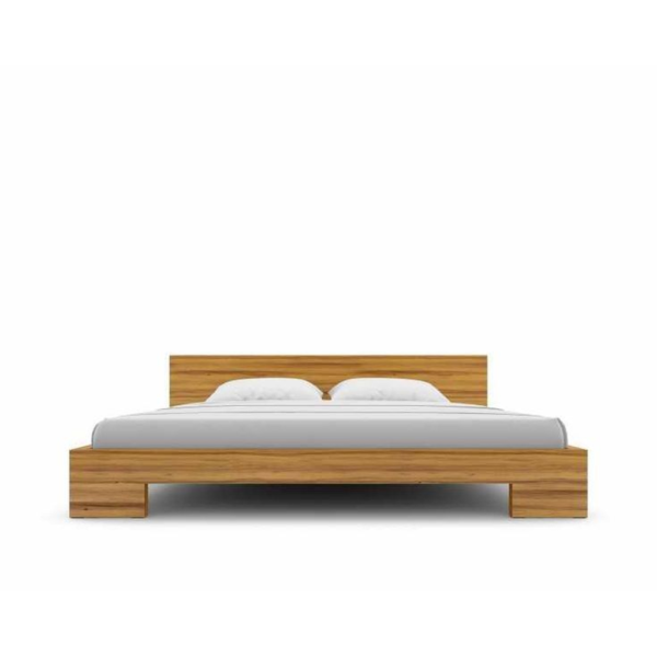 Mid-Century Modern Wood Bed