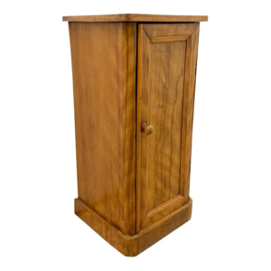 Mid-Century Modern Wood Bedside Table, Brown Wood Nightstand