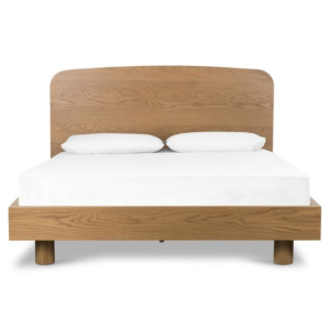Mid-Century Modern Wood bed Minimalist Design