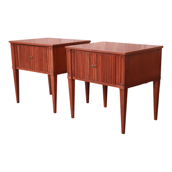 Mid-Century Modern Wood bedside table