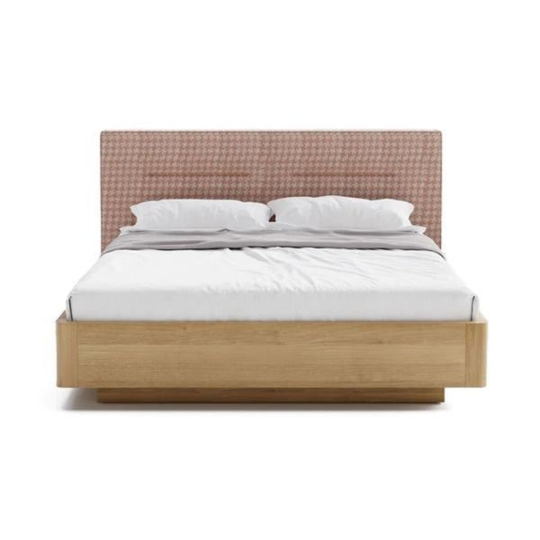 Mid-Century Modern bed with Teak Wood Frame