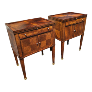 Mid-Century Modern bedside table Wood with Drawer