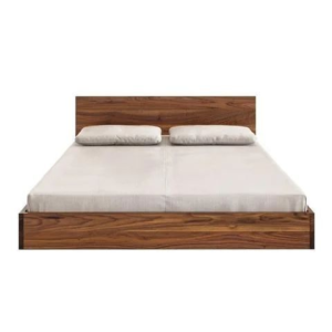 Mid-Century Modern teak wood bed platform design