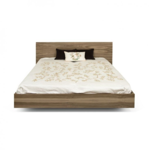 Mid-Century Modern wood bed