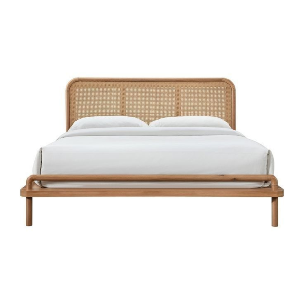 Mid-Century Teak Wood Bed
