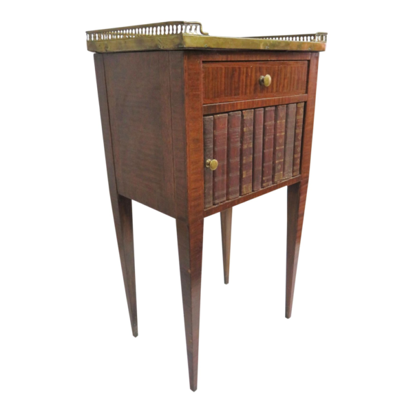 Mid-Century wooden bedside table with drawer