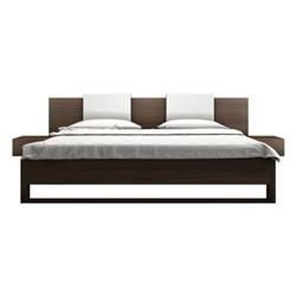 Modern Wood Bed Frame with Headboard