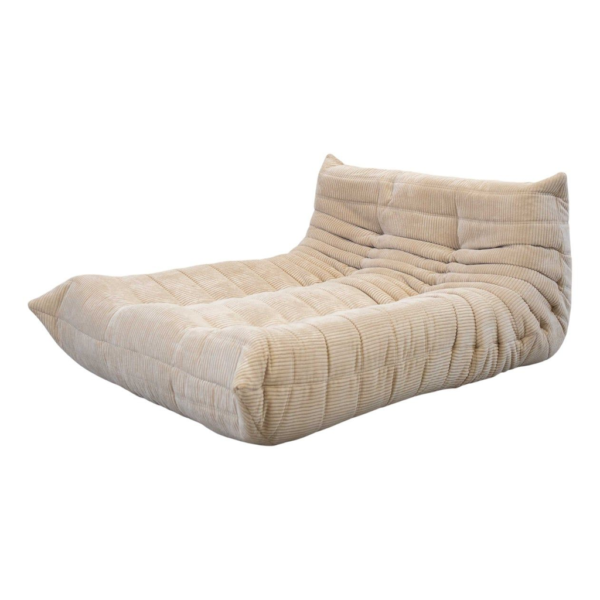 Beige corduroy sofa, modular sectional lounge, modern living room seating, comfortable foam sofa, stylish living room furniture