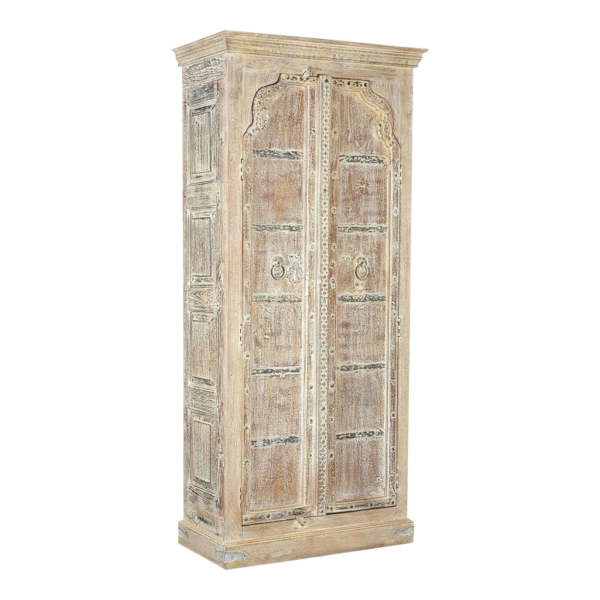 Timeless Design White Wood Armoire