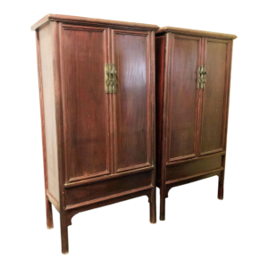 Timeless Design Maroon Wood Armoire