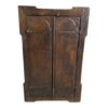 Classic wood wardrobe with two doors