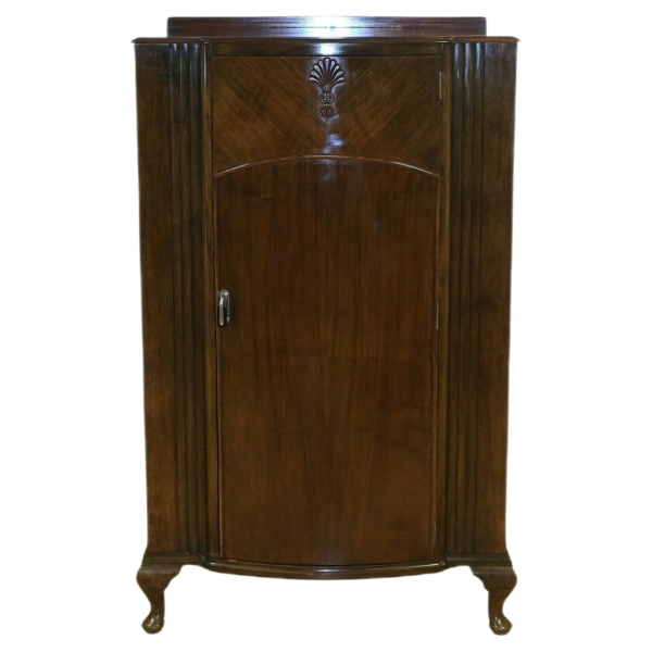 Classic wood armoire with storage