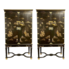 Classic Black and Gold Armoire by Daabadi Furniture exporter