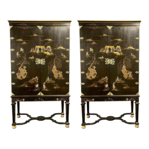 Classic Black and Gold Armoire by Daabadi Furniture exporter