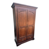 Classic wooden wardrobe with drawers