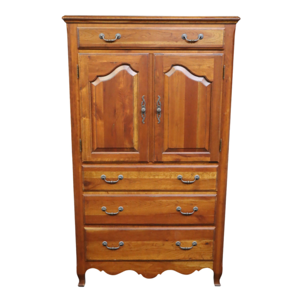 Wooden Armoire with Drawers