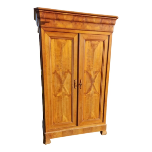 Classic wooden armoire with two doors