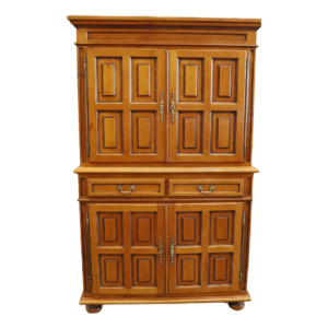 Classic brown wooden armoire
