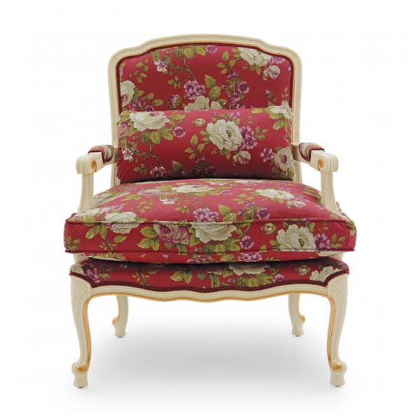 Floral Upholstered Sofa