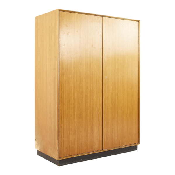Brown Wood Wardrobe with Minimalist Design
