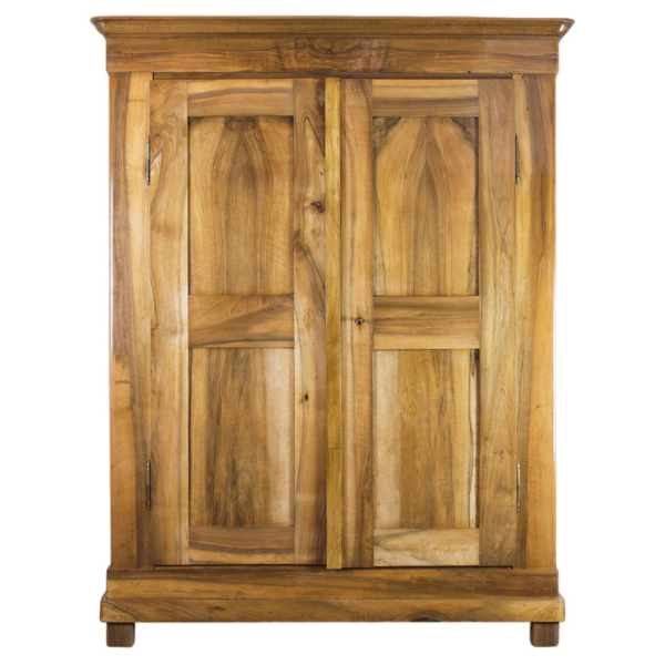 Wooden wardrobe with two doors