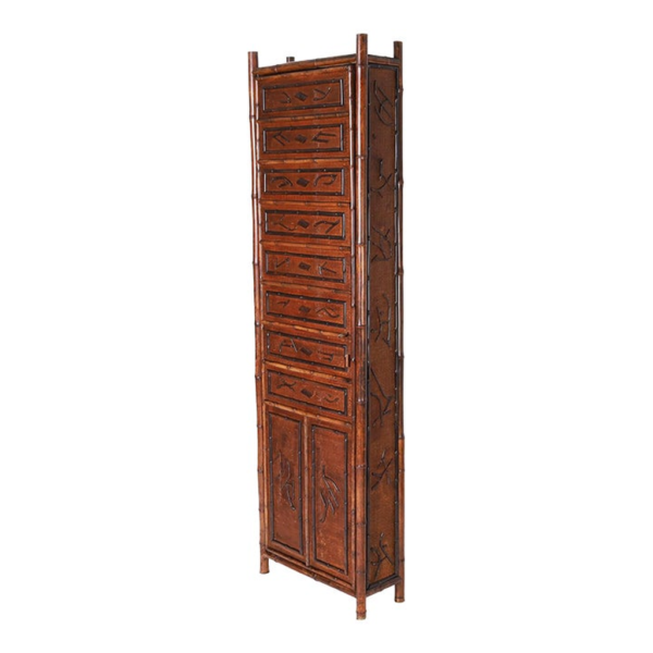 Brown wood wardrobe with drawers, Daabadi Furniture supplier