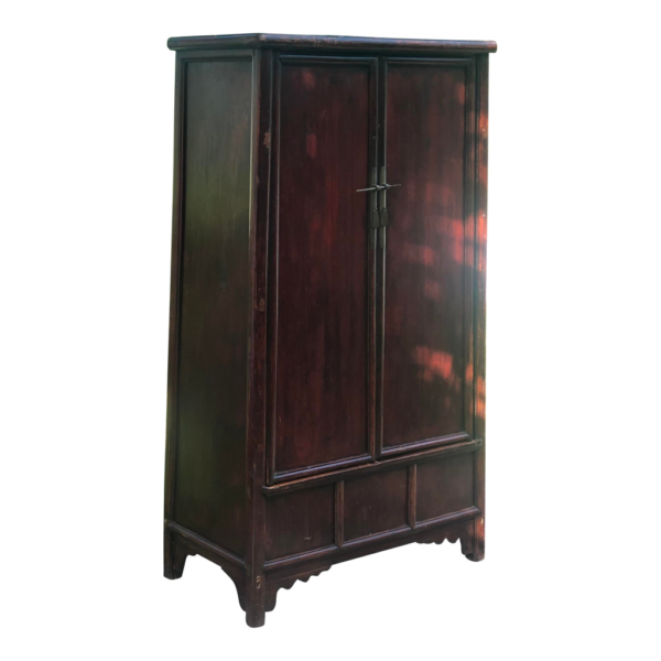 Dark Brown Wooden Armoire Classic Design