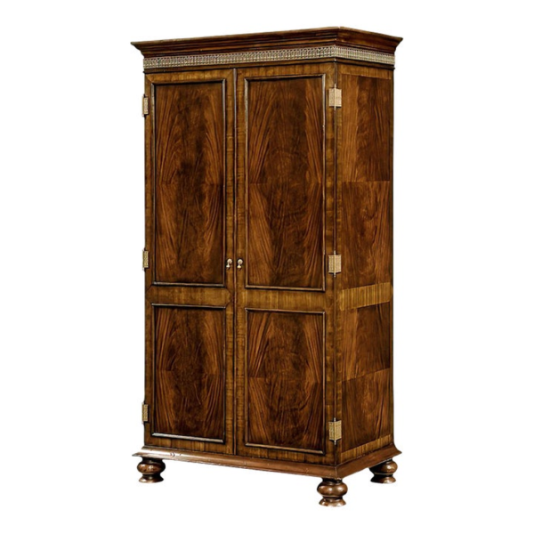 Classic Wooden Armoire with Spacious Storage