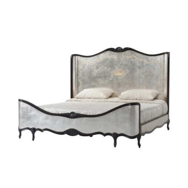 Victorian Era Bed Wood Carved Frame
